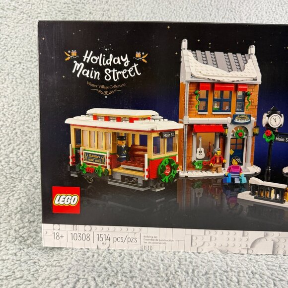 LEGO Icons: Holiday Main Street (10308) Toy Building Set Collectible Christmas - Picture 2 of 11